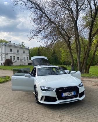 Audi RS7 cena 270000 przebieg: 38500, rok produkcji 2017 z Białystok małe 106